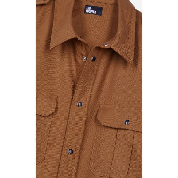 The Kooples Brown Button Down Shirt - Picture 4 of 7